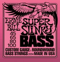 Струны для 4-х струнной бас гитары ERNIE BALL 2834 Super