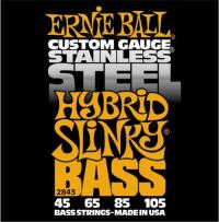 Cтруны для 4-х струнной бас гитары ERNIE BALL 2843 Hybrid