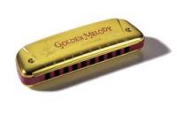 Купить диатоническую Губная гармошка HOHNER Golden Melody C Gold ''Classic'' M54