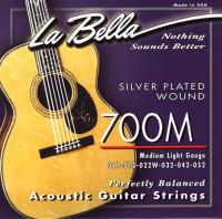 Струны для акустической гитары La Bella 700 M