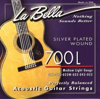 Струны для акустической гитары La Bella 700 L