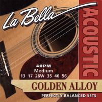 Струны для акустической гитары La Bella 40PM