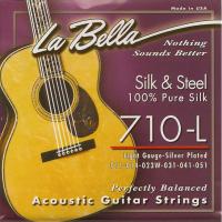 Струны для акустической гитары La Bella 710 L