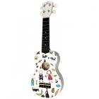 Купить гавайскую гитару Гитара гавайская Укулеле ADAMS UK-9 сопрано белая