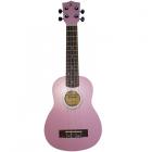 Гитара гавайская Укулеле цвет розовый ALICANTE UKA-21 PK сопрано + Чехол