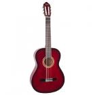Классическая гитара VALENCIA VC204 цвет красный недорогая для обучения